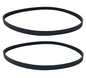 HASMX 2-Pack 24″ Length Drive Belts for Sears Craftsman Band Saw Models 119.224000, 119.224010, 351.224000 Replaces Part Numbers 1-JL20020002, JL20020002, 29502.00