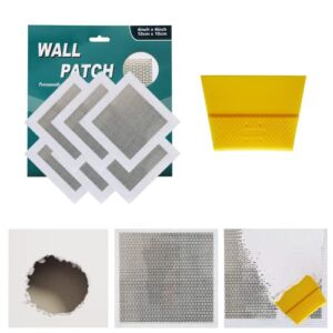 6 Inch 6Pack Drywall Patch Drywall Repair kit, Wall Repair Patch Kit, Patch Repair for Drywall Plasterboard