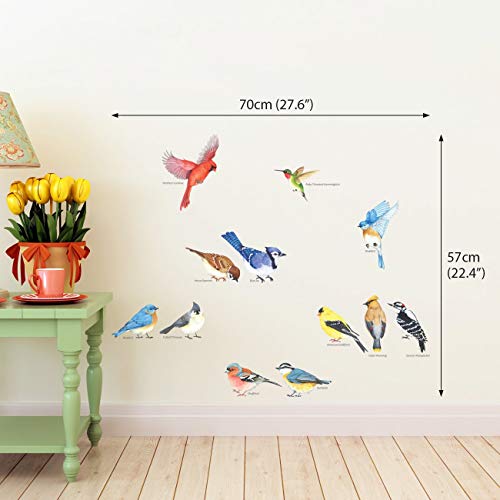 DECOWALL DS-8042 Little Birds Wall Stickers Wall Decals Peel and Stick Removable Wall Stickers for Kids Nursery Bedroom Living Room (Small) | The Storepaperoomates Retail Market - Fast Affordable Shopping
