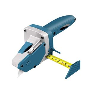 PUXING Gypsum Board Cutting Device, All-in-one Drywall Cutting Hand Tool with Measuring Tape and Utility Knif e, Measure and Mark Wood for Measure, Mark and Cut Drywall, Wood, etc
