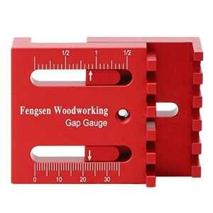 Depth Measuring Ruler Woodworking Mini Gaps Gauge Aluminum Alloy Depth Line Ruler Marking Gauge Depth Measuring Ruler