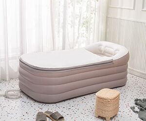 ThermaeStudio Mobile bathtub,Inflatable bathtub -SPA bathtub – Foldable,Portable,Freestanding | with Electric Air Pump | Designed in Rome (Lightcoffe)