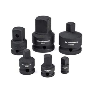 GEARWRENCH 6 Pc. 1/4″, 3/8″, 1/2″, 3/4″ Drive Impact Adapter Set – 84928A-07