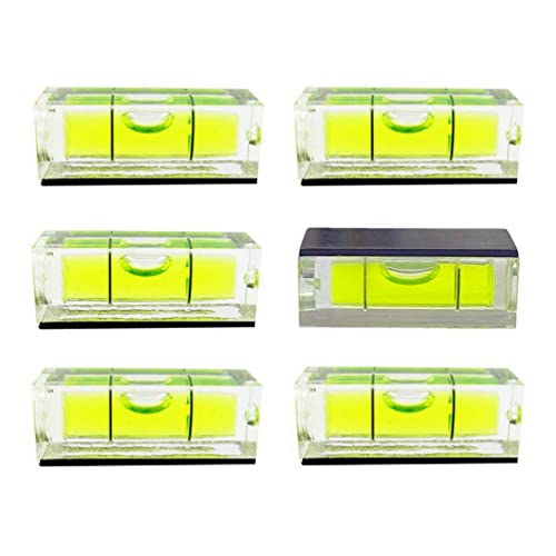 6Pcs Magnetic Small Bubble Level 10x10x29MM Sticker Bubble Level Mini Spirit Level Square Bubble Spirit Levels Tiny | The Storepaperoomates Retail Market - Fast Affordable Shopping