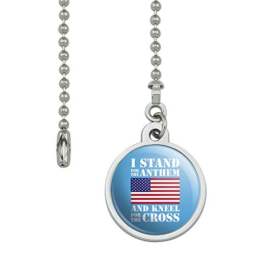 GRAPHICS & MORE I Stand for The Flag Kneel Cross USA American Flag Patriotic Ceiling Fan and Light Pull Chain | The Storepaperoomates Retail Market - Fast Affordable Shopping