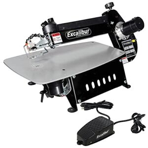 Excalibur EX-21CRB 21 in. Tilting Head Scroll Saw with Foot Switch (Renewed)