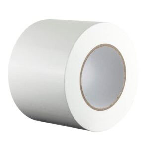 GTSE White Duct Tape, Wide Roll, 4 inches x 55 Yards (164 ft), Heavy-Duty, Waterproof, 1 Roll Pack