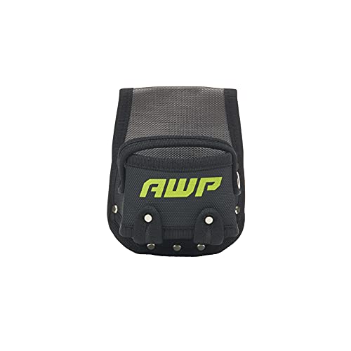 AWP Tape Measure Pouch | Heavy-Duty Polyester Tape Measure Holder with Steel Belt Clip, Black, 6″ H x 3″ D x 4.5″ W | The Storepaperoomates Retail Market - Fast Affordable Shopping