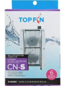 Top Fin CN-S Corner Filter Cartridges (6 Month Supply