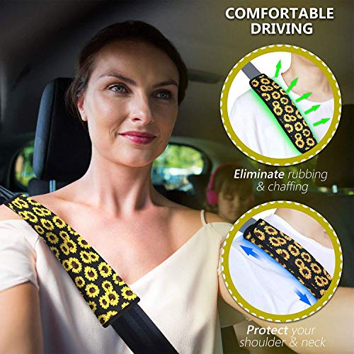 Buybai Sloth Seat Belt Cover 2 Pack Cute Sloth Print Car Seatbelt Covers Shoulder Comfort Pad for Toddler Carseat, Universal Seat Strap Cushion(You are Awesome) | The Storepaperoomates Retail Market - Fast Affordable Shopping