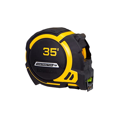 Komelon 93435 Contractor TS Tape Measure 35′ x 1.25″ , Black/Yellow | The Storepaperoomates Retail Market - Fast Affordable Shopping