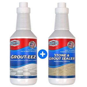 Grout Cleaner & Sealer Bundle. Clean Your Tile & Grout With This 2 in 1 Cleaner. Then Seal Your Grout To Make Sure It Stays Looking Beautiful. Clean-eez