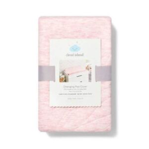 Changing Pad Cover Pink Leaves – Cloud Island Pink