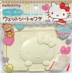 Sanrio Hello Kitty Baby Wet Paper Wet Tissue Wipe Lid Cover (White)