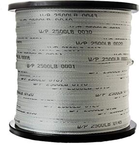 Neptco Polyester Muletape, Pulll Tape Used for Installing Cables in Underground Conduit, Made in USA (2500 Pound 3/4″ Pull Tape, 3000 Ft Reel)