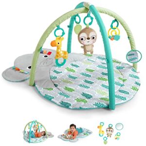 Bright Starts Hug ‘N Cuddle Activity Gym & Playmat with Take-Along Toys