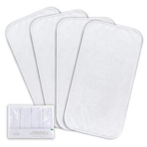The Peanutshell Waterproof Diaper Changing Pad Liners | 4 Pack Set for Changing Pad, Bassinet or Crib | Washable & Reusable
