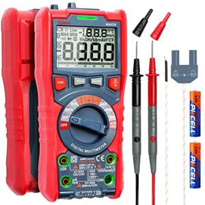 AstroAI Digital Multimeter, TRMS 6000 Counts Auto-Ranging Voltage Tester Voltmeter Measuring AC/DC Voltage Current, Capacitance Resistance Frequency Temperature Continuity Diodes with NCV
