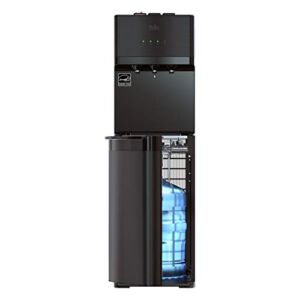 Brio Self Cleaning Bottom Loading Water Cooler Water Dispenser – Black Stainless Steel – 3 Temperature Settings – Hot, Room & Cold Water – UL / Energy Star Approved