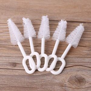 CHENGBEI 5 Pcs/Set Nipple Cleaner Baby Nipples Brush Cleaning Tools Professional Bristle High Density Pacifier Soother Accessories