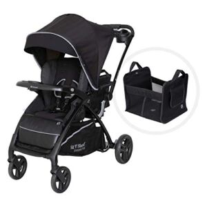 Baby Trend Sit N’ Stand 5-in-1 Shopper Plus Stroller, Black Plus, 44×22.5×45 Inch (Pack of 1)