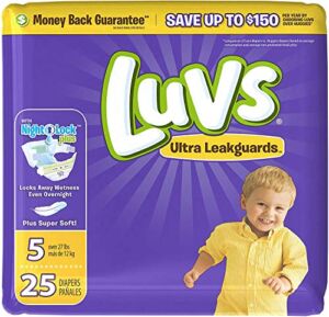 Luvs Diapers Triple Leakguards 25 Count
