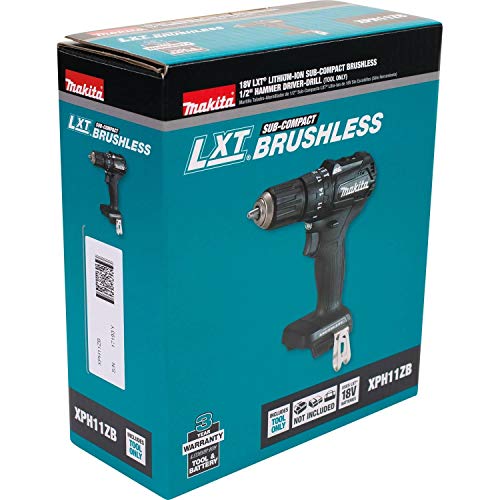 Makita XPH11ZB-R 18V LXT Lithium-Ion Brushless Sub-Compact 1/2 in. Cordless Hammer Drill Driver (Tool Only) (Renewed) | The Storepaperoomates Retail Market - Fast Affordable Shopping