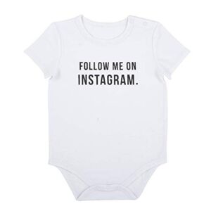 Stephan Baby That’s All Collection Influencer Snapshirt, Follow Me on Instagram, Fits 6-12 Months