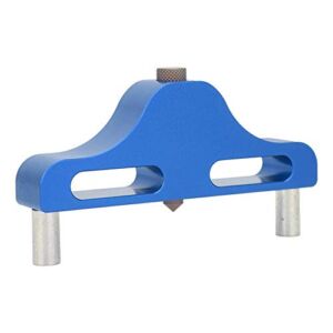 Caliper Marking, Woodworking Scriber, Center Finder Easy to Carry Woodworking Accessories Long Service Life for Pin Joints Plate Grooving (Blue)