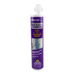 DRICORE PRO Concrete Repair Crack Injection Expanding Foam (Step Two) | Polyurethane for Sealing Indoor & Outdoor Cracking in Home, Wall Filler, Basement, and More | Moisture Tolerant