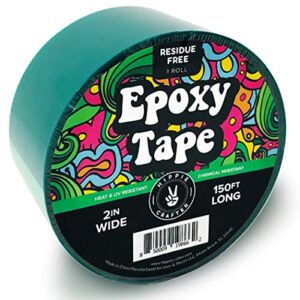 Resin Tape for Epoxy Resin Molding and Epoxy Mold Release for Epoxy Resin Thermal Adhesive Tape for Micro Pour Epoxy Resin Tape and Form with UV Resistance Epoxy Tape – 2 inch Wide 150 Feet Long