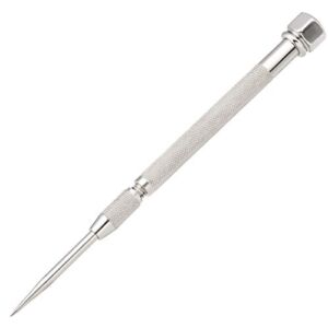 PAGOW 70A Pocket Scriber Tool, Metal Scribe for Welding Marking Pen, Carbide Steel Point for Glass/Ceramics/Metal Sheet, Point Length 2-7/8″, Handle Diameter 3/8″