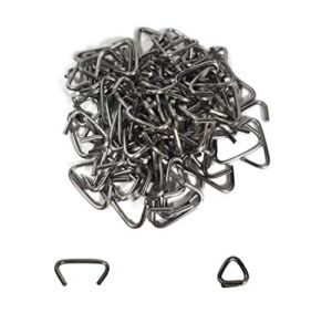 3/4 Stainless Steel Hog Rings – Made in The USA (100 Count bag-4oz)
