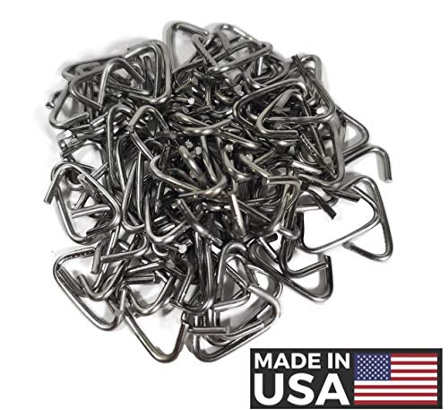 3/4 Stainless Steel Hog Rings – Made in The USA (100 Count bag-4oz) | The Storepaperoomates Retail Market - Fast Affordable Shopping