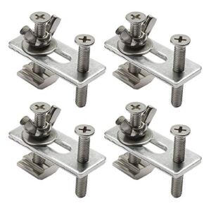 Genmitsu 4PCS T-Track Mini Hold Down Clamp Kit, Compatible with 3018-PRO/3018-MX3/3018-PROVer CNC Router Machine