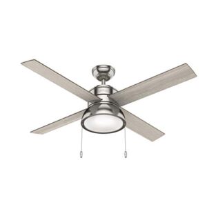 Hunter Loki Indoor Ceiling Fan with LED Light and Pull Chain Control