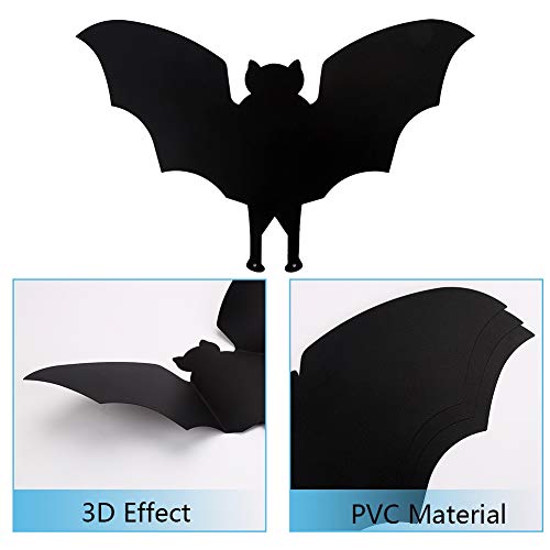 CCINEE Halloween Bat Decoration,Large Hanging Bat Wall Decal Window Door Entryway Sticker for Party Favor Supply,24PCS | The Storepaperoomates Retail Market - Fast Affordable Shopping