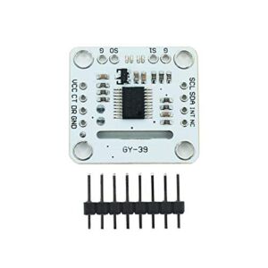DEVMO MAX44009 Light Intensity BME280 MCU Temperature Humidity Atmospheric Pressure 4 in One Integrated Sensor Module GY-39 MCU IIC Serial Port IIC Bus 3-5V for Weather Station
