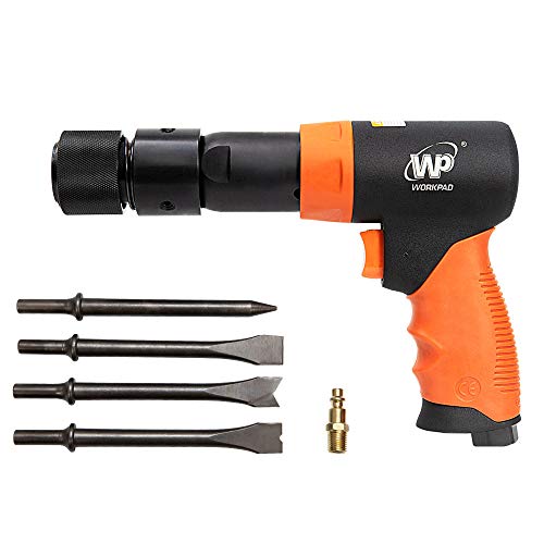 WORKPAD 190mm Long Barrel Air Hammer with Quick Change Chisel Retainer and 4-Piece Chisels Set, Pneumatic Tools | The Storepaperoomates Retail Market - Fast Affordable Shopping