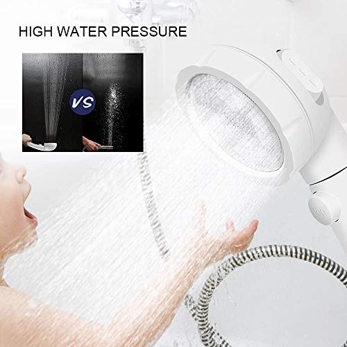 Dicollas Handheld Shower Head High Pressure Chrome 3 Spary Setting with ON/OFF Pause Switch Water Saving Adjustable Luxury Spa Detachable Multi-functions Bathroom Puppy Shower Accessories | The Storepaperoomates Retail Market - Fast Affordable Shopping