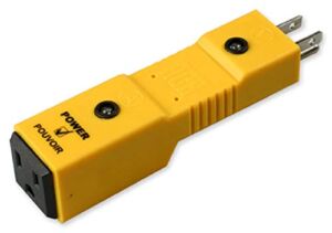 Power Chek PC10US Power Supply Indicator, Automatic Block Heater Tester, Yellow