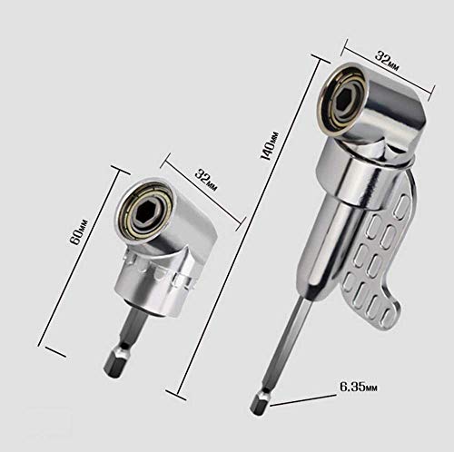 WANLIAN 2 PACK 105 Degree Right Angle Drill Extension for Power Screwdriver Extension Socket Holder Corner device Power Drill Bit | The Storepaperoomates Retail Market - Fast Affordable Shopping
