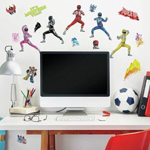 RoomMates RMK4454SCS Power Rangers Peel and Stick Wall Decals