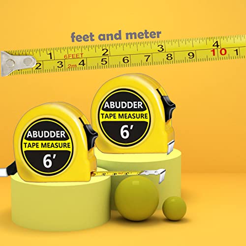 6 Pack Small Metric Tape Measures, Pocket Measuring Tape Bulk Retractable with Inches and Centimeters ,Measurement Tape 6 Feet | The Storepaperoomates Retail Market - Fast Affordable Shopping