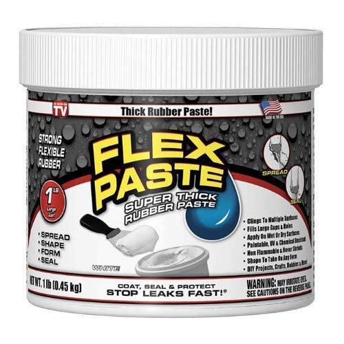 Flex Seal Flex White Paste 1lb Jar w/Allway Tools Putty Knives 3 pack (1.5″/2″/3″) (2 Items) | The Storepaperoomates Retail Market - Fast Affordable Shopping