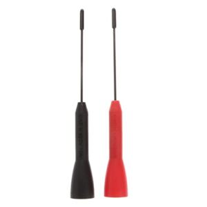 Scicalife Test Probes Needle Tip Multimeter Insulated Test Probe for Banana Plug Multimeter 2mm (2 pcs Red+Black)