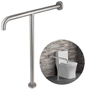 Handicap Grab Bars for Bathroom WochiTV Toilet Grab Bar for Elderly Stainless Steel Safety Rails Bath Shower Handle for Disabled Senior Assist Aid Handrails Hand Grips 23.6(L) x27.5(H) Inches