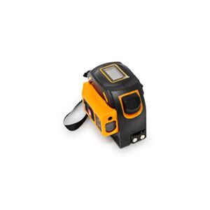 Laser Tape Measure 2-in-1, Laser Measure 196 Ft, Tape Measure 16 Ft Metric and US units with LCD Digital Display, Movable Magnetic Hook, Unit Conversion, Sturdy Build, Consistent and Accurate