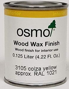 osmo Wood Wax Colza Yellow 3105 – .125l
