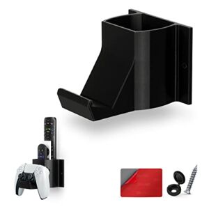 The Elephant – Game Controller & TV Remote Control Wall Mount Holder, Adhesive & Screw In, Universal Design for Xbox ONE PS5 PS4 PC Gamepads, Reduce Clutter, by Brainwavz